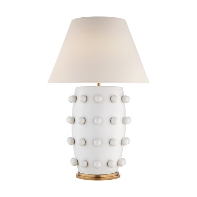 Linden Table Lamp, White - Image 0