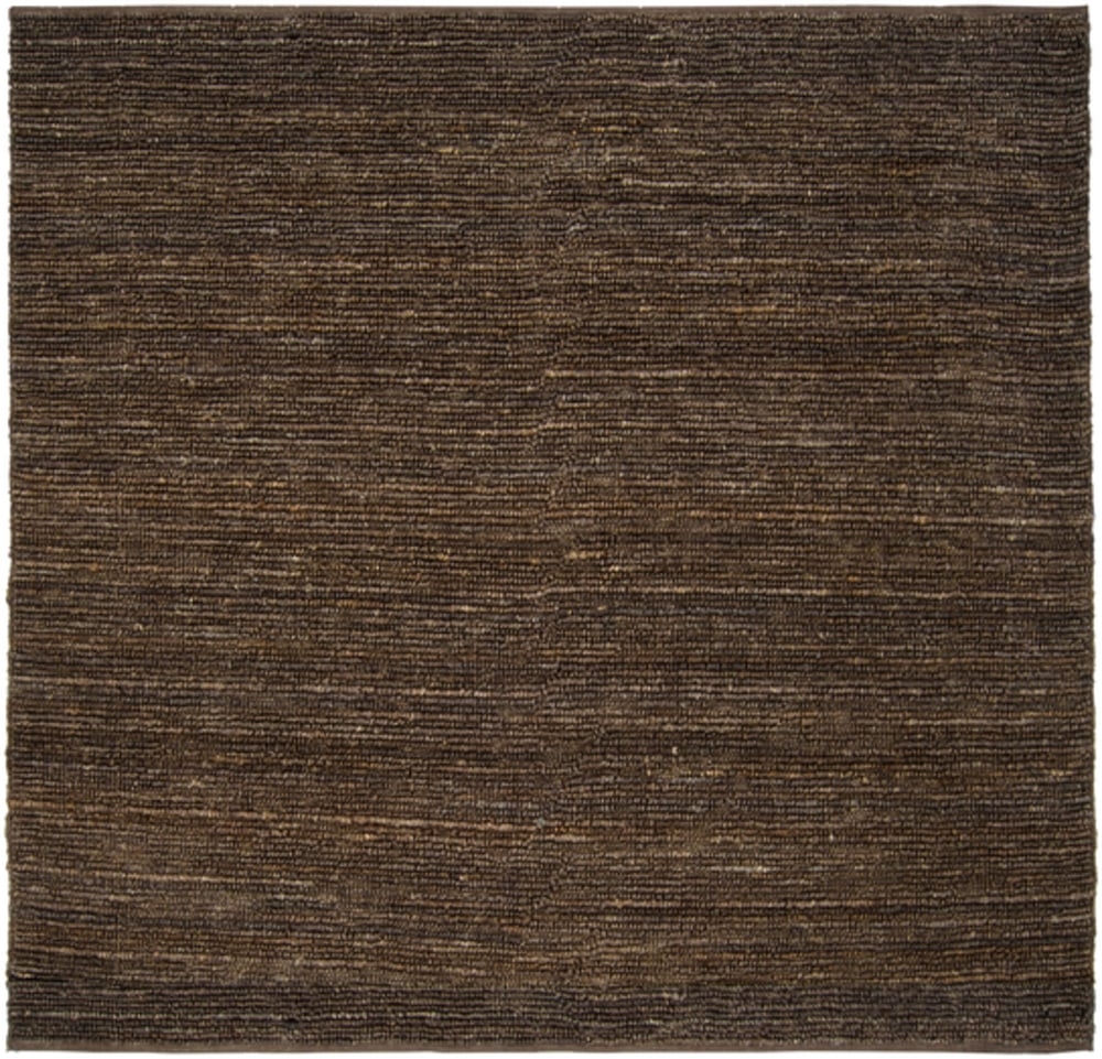 Continental Black Indoor 8' x 8' Handmade Rug - Image 1