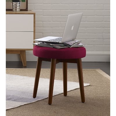Penelope Round Tufted Accent Stool - Image 0