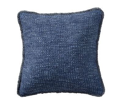 Duskin Textured Pillow, 20", Midnight - Image 0
