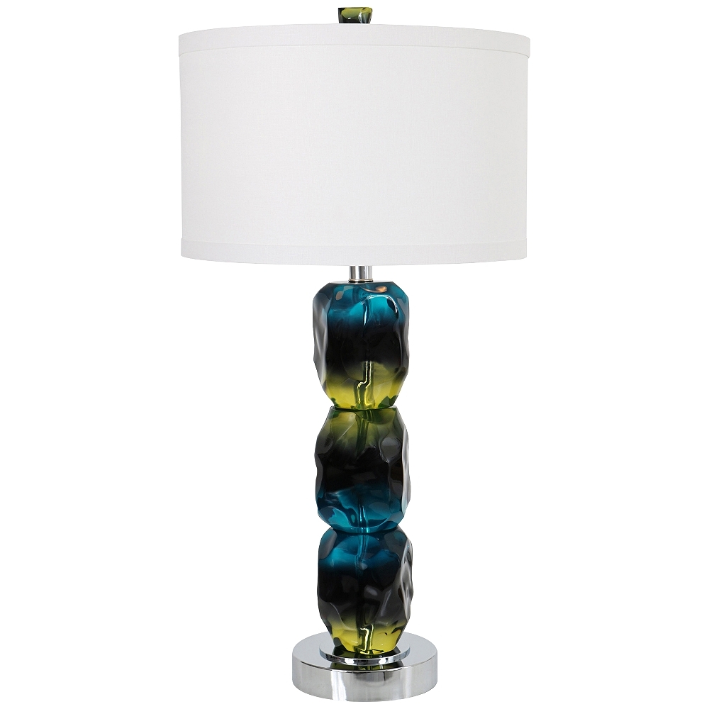 Van Teal Oceana Blue and Green Table Lamp - Style # 44E52 - Image 0