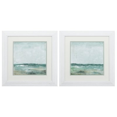 'Cape Cod' 2 Piece Framed Acrylic Painting Print - Image 0