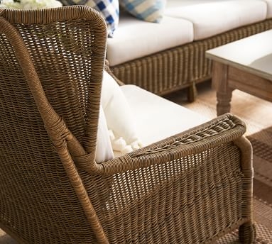 Saybrook All-Weather Wicker Armchair - Image 3