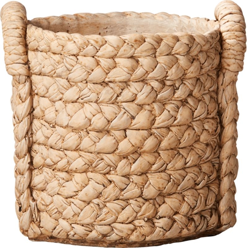 Cement Basket Medium Planter - Image 8