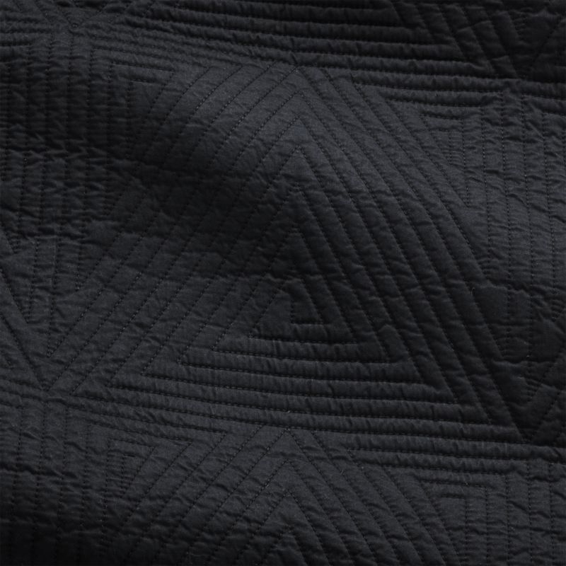 Triangle Black Coverlet Full/Queen - Image 5