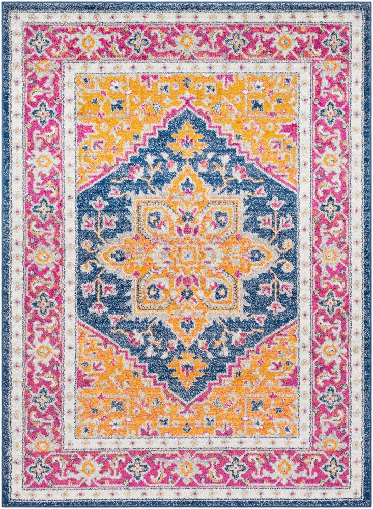 Elaziz Pink Indoor 2' x 3' Machine Woven Rug - Image 0