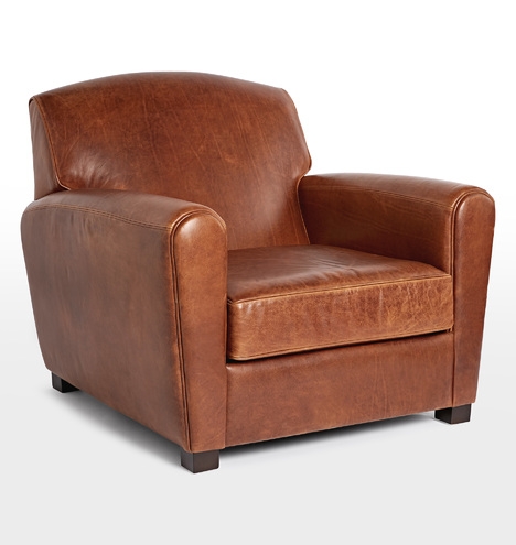 Doyle Leather Club Chair - Image 3