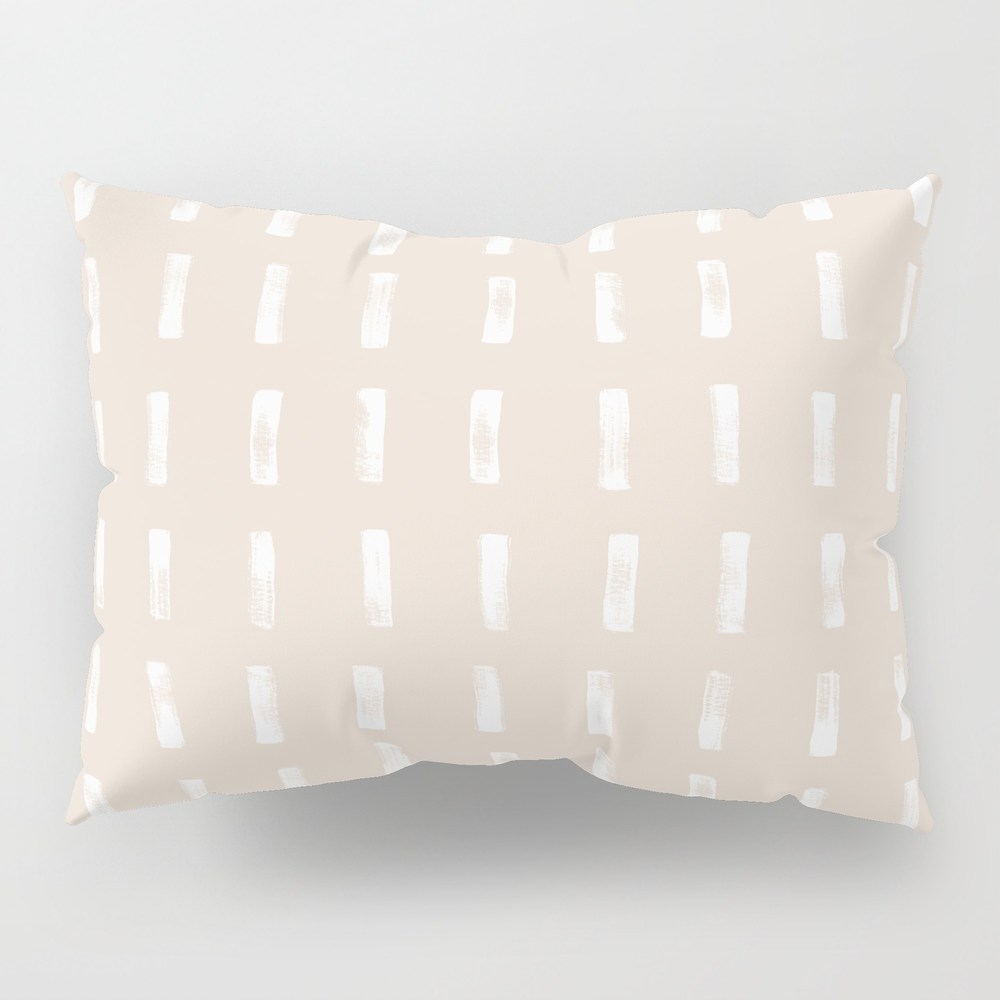 Dash Blush Pillow Sham by Almostmakesperfect - Image 0