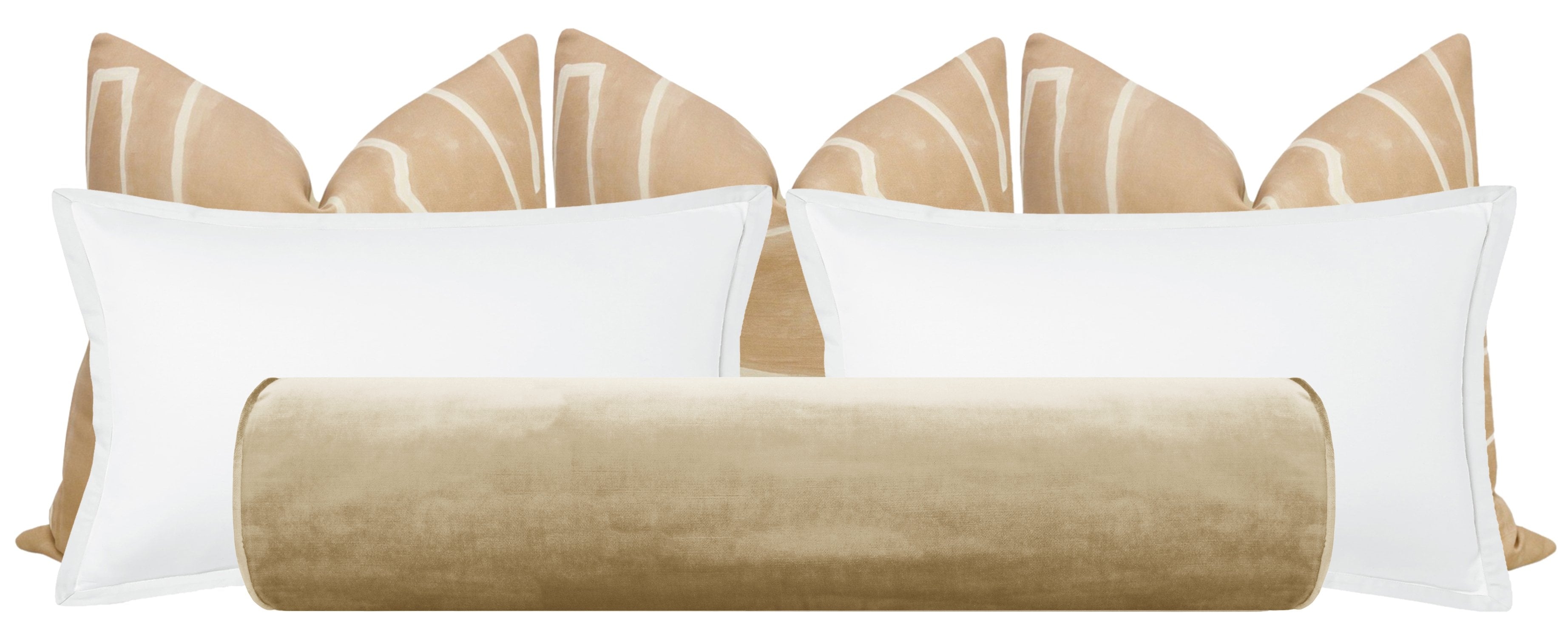 THE BOLSTER :: FAUX SILK VELVET // CHAMPAGNE - Sample 4" X 4" - Image 4