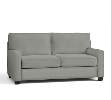 Buchanan Square Arm Upholstered Loveseat 77.5", Polyester Wrapped Cushions, Performance Everydaysuede(TM) Metal Gray - Image 2
