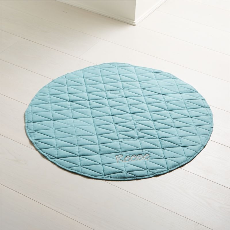 Fold and Go Teal Portable Baby Mat - Image 1