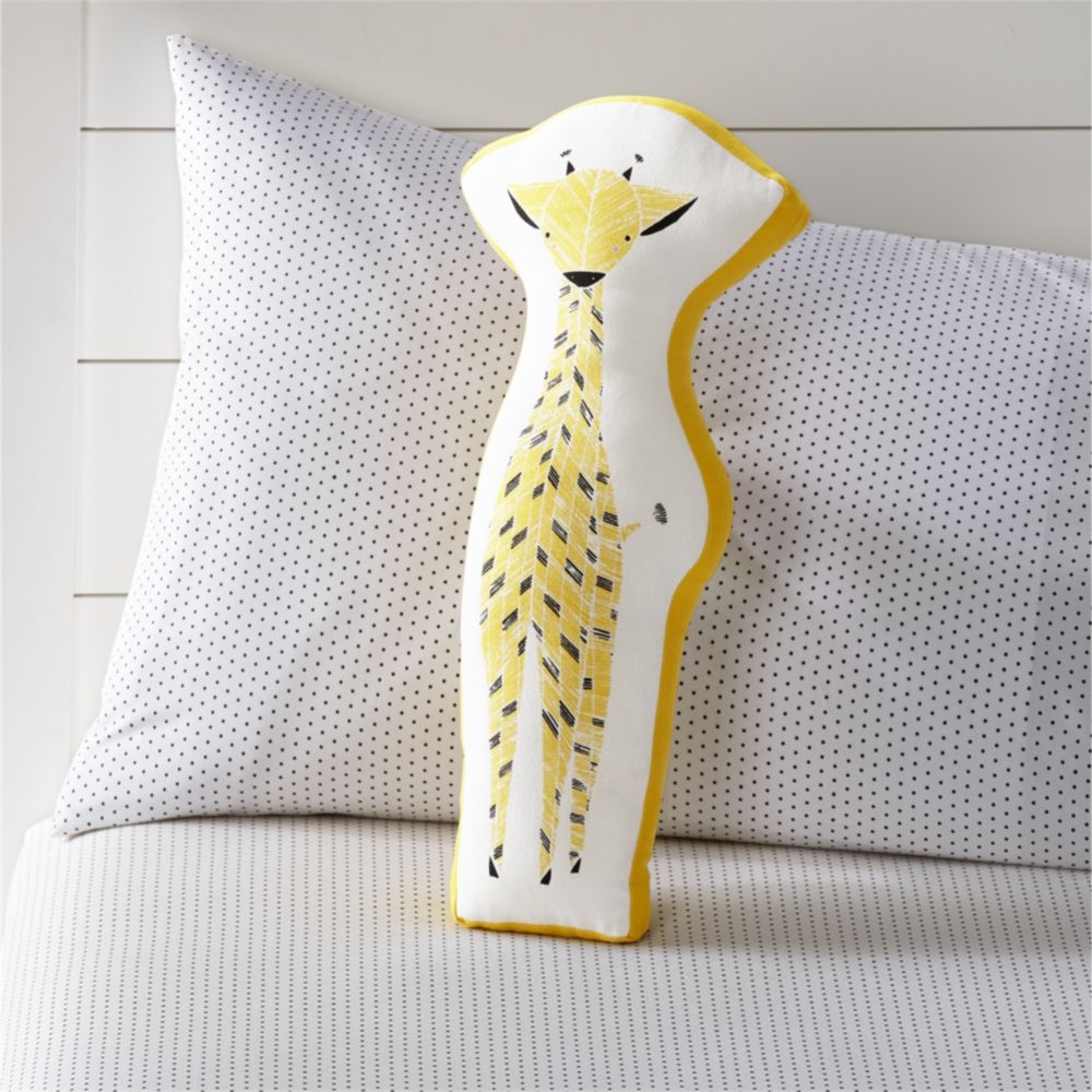 Safari Giraffe Throw Pillow - Image 0
