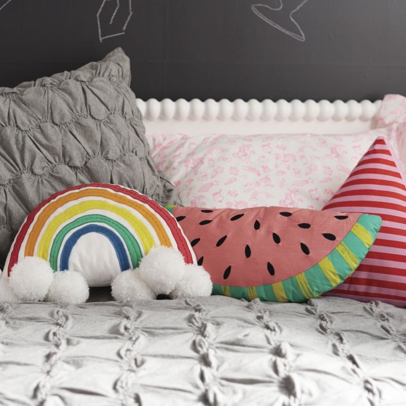 Rainbow Throw Pillow - Image 3