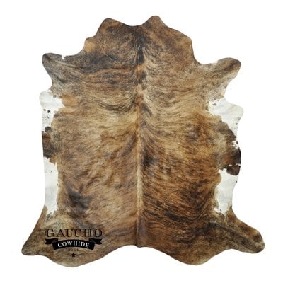 Redcar Cowhide Brown/White Area Rug - Image 0