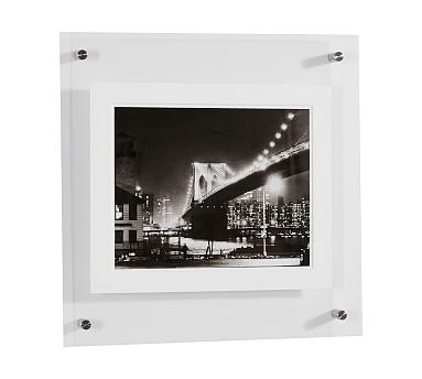 Acrylic Gallery Frame, Silver - 25 x 25 - Image 0