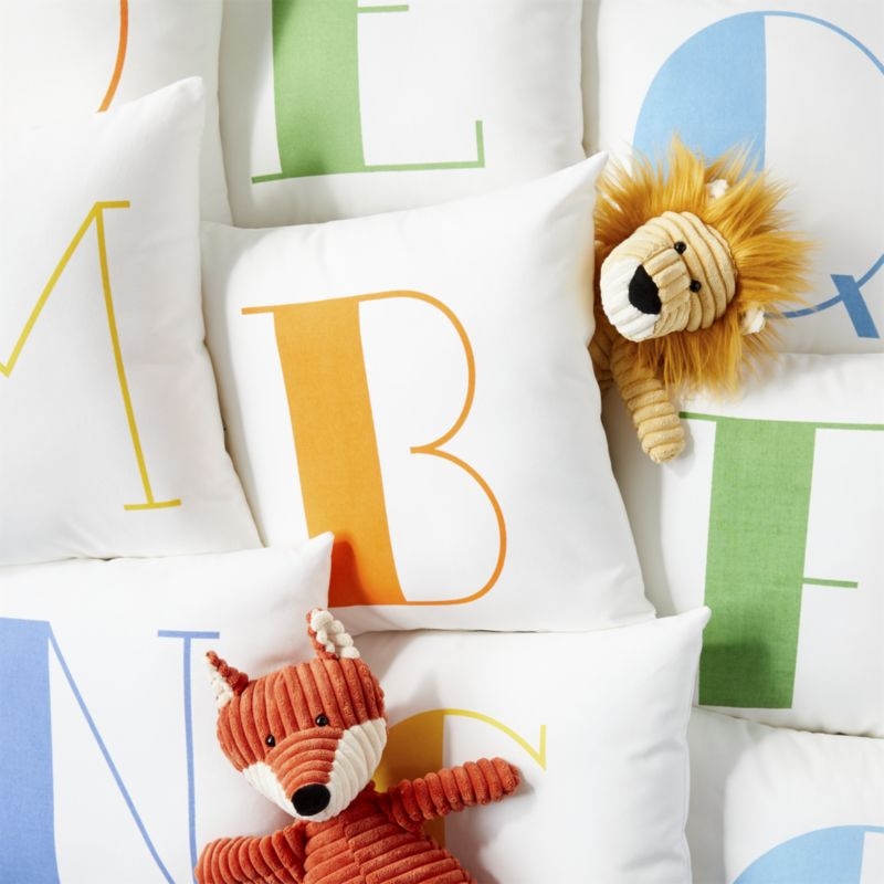 N Alphabet Throw Pillow - Image 2