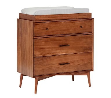 west elm x pbk Mid-Century Dresser & Topper Set, Acorn, In-Home Delivery - Image 0