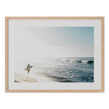 Surfer Girl Wall Art by Minted(R), 16"x20", White - Image 1