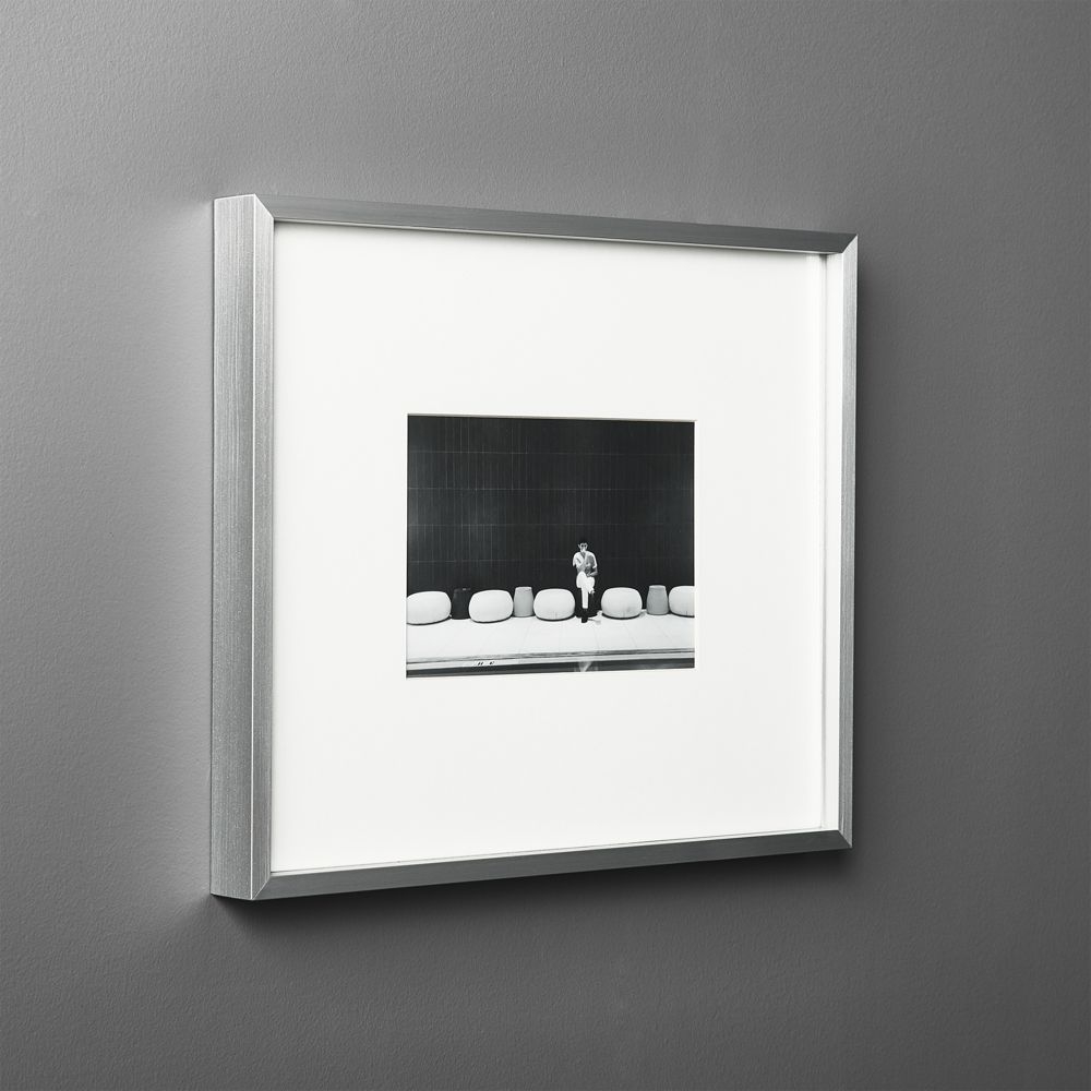 Gallery Silver Frame with White Mat 5x7 - Image 0