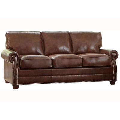 Lyndsey Leather Sofa Bed - Image 0