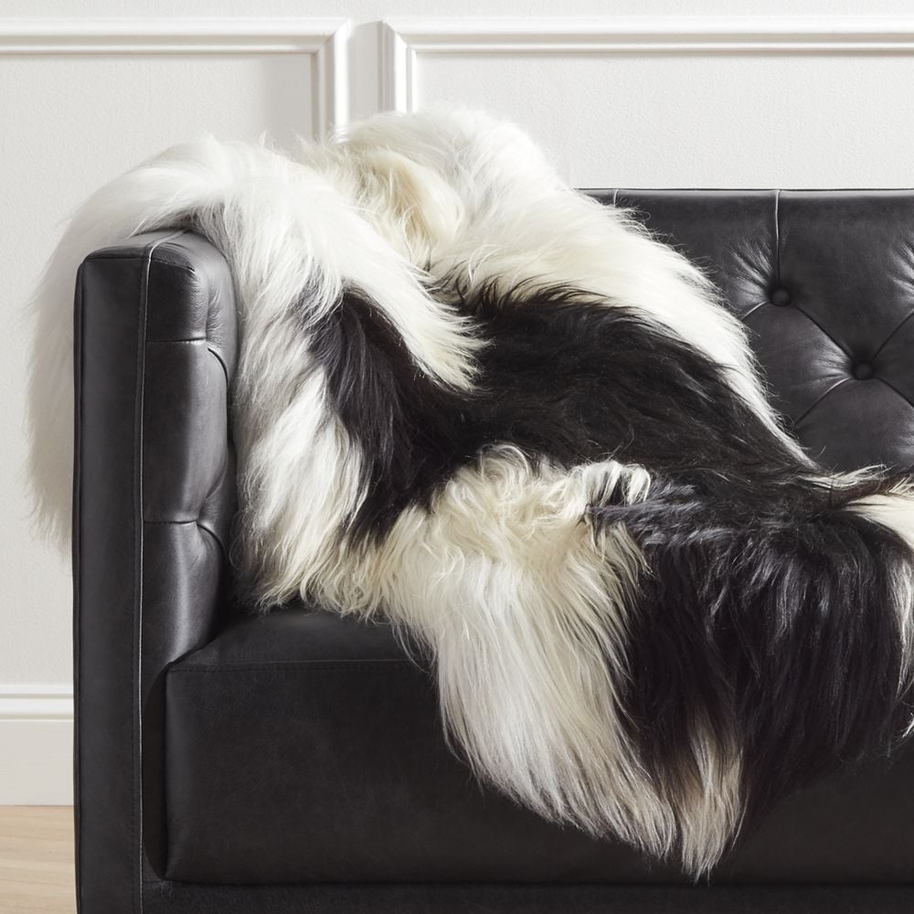 Spotted Sheepskin Throw - Image 0