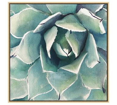 Garden Succulent Canvas, 28 x 28" - Image 2