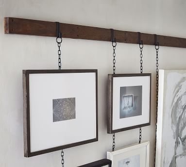 Hanging Picture Frame Rail, Bronze, 3', 2 Chains - Image 0