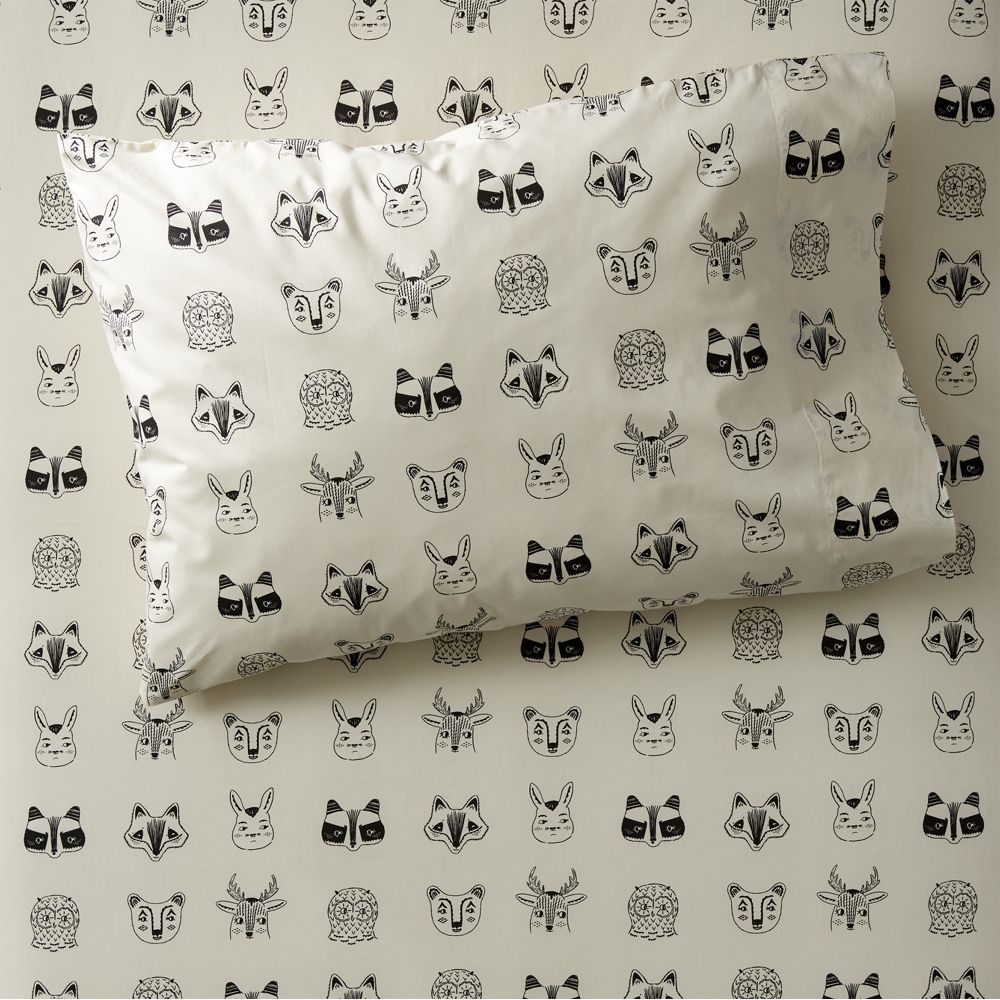 Organic Roxy Marj Woodland Animal Pillowcase - Image 0