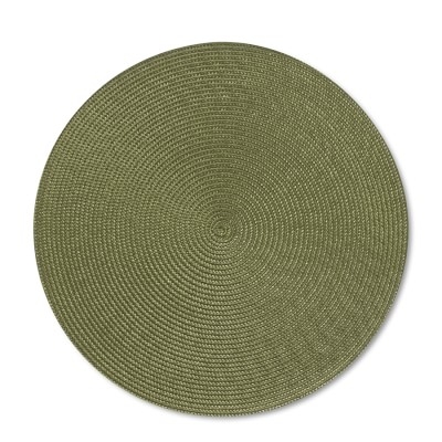 Round Woven Place Mat, Each, Tan - Image 5