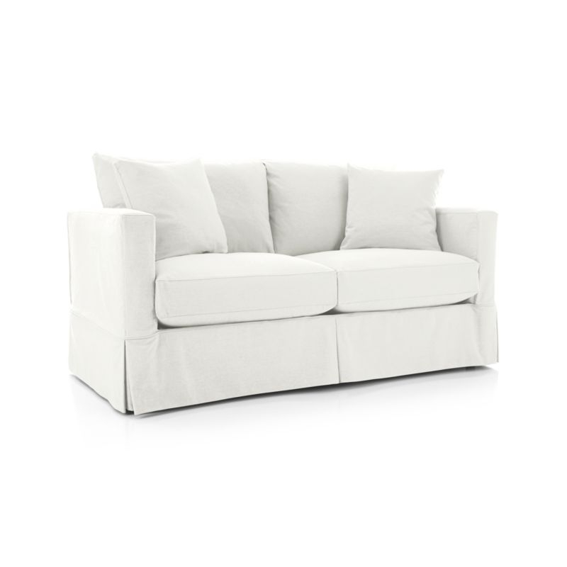 Willow Modern Slipcovered Full Sleeper Sofa with Air Mattress - Image 3