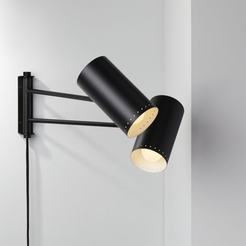 Duo Wall Sconce Black - Image 1