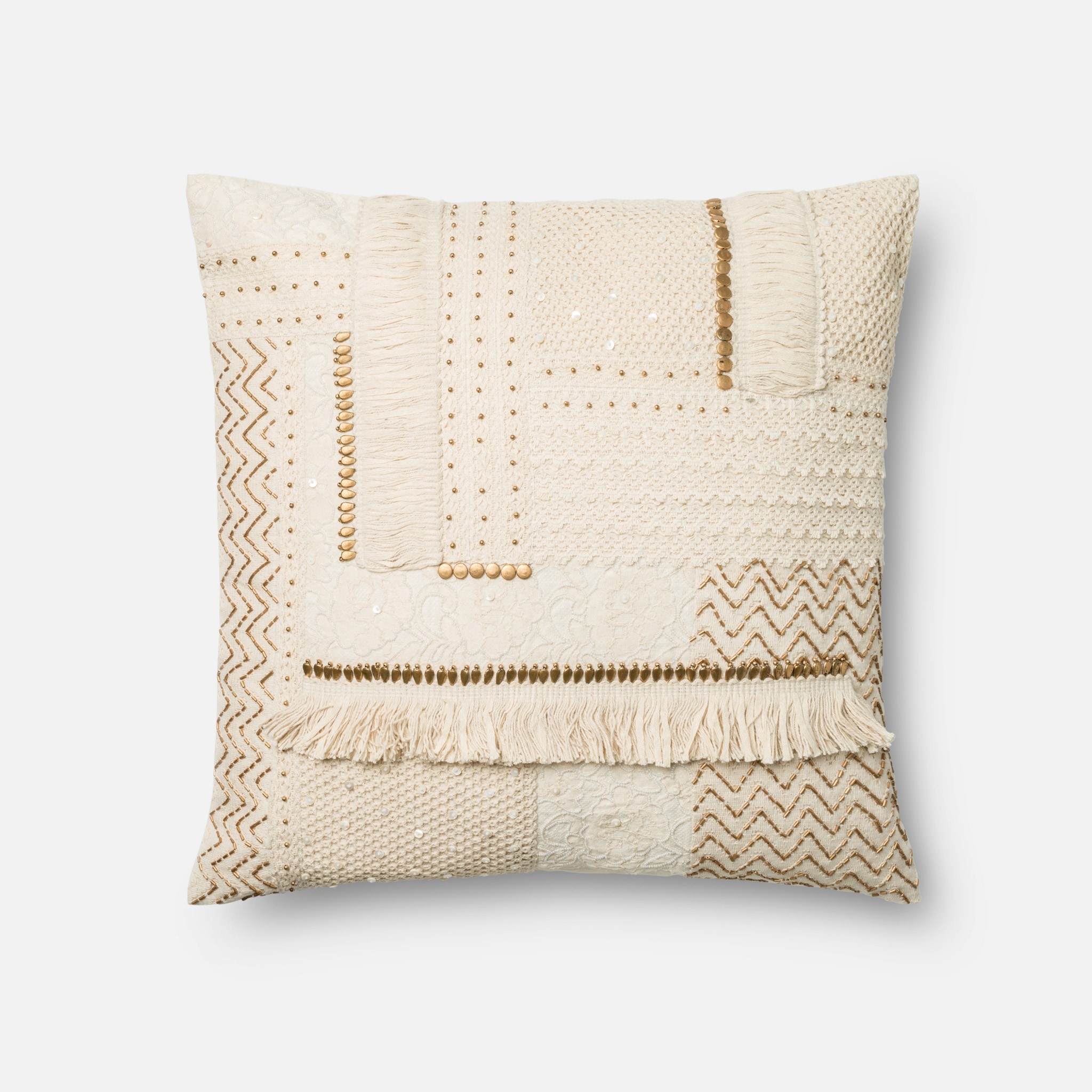 PILLOWS - BEIGE - 22" X 22" Cover Only - Image 0