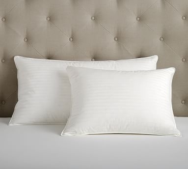 Classic Feather-Down Pillow, King, Medium - Image 0
