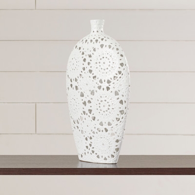 Tillotson Floral Pierced Floor Vase - Image 0