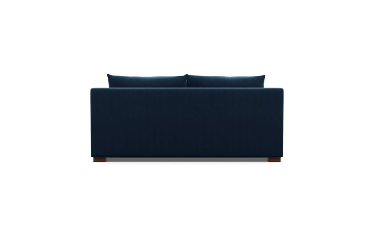 Sloan Sleeper Sleeper Sofa with Blue Sapphire Fabric and Oiled Walnut legs - Image 3