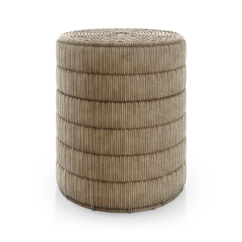 Madura Woven Outdoor Side Table - Image 4