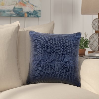 Hutchins Cable Knit Throw Pillow - Image 0