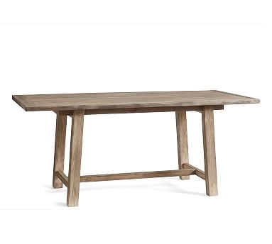 Bartol Reclaimed Wood Dining Table, 71" L X 33" W, Cinder Gray - Image 0