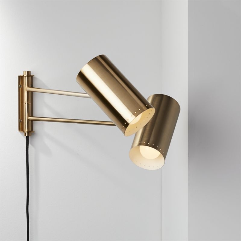 Duo Wall Sconce Brass - Image 1