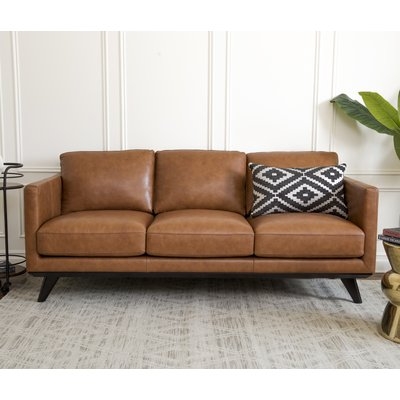 Norvin Leather Sofa - Image 0