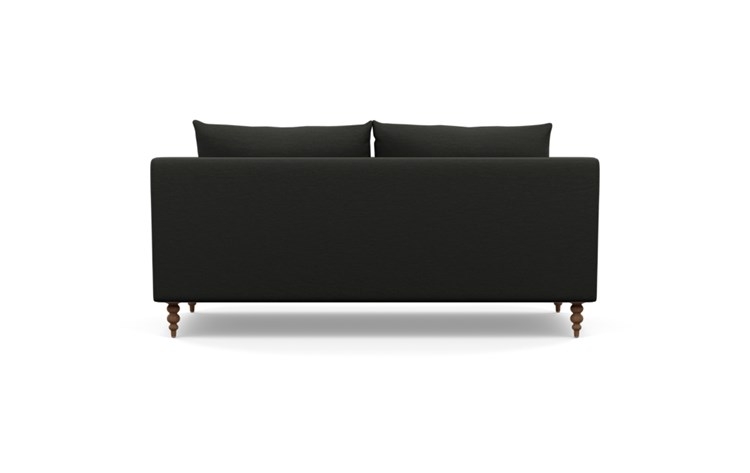 Sloan Sofa with Black Storm Fabric and Oiled Walnut legs - Image 3