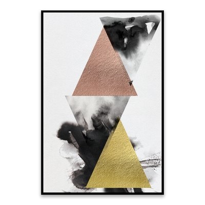 'Pyramid' Framed Graphic Art Print on Canvas - Image 0