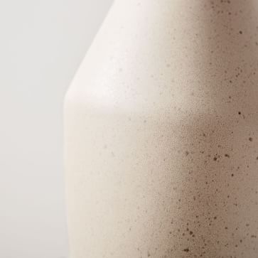 Asymmetry Ceramic Table Lamp, Large, Speckled Stone - Image 3