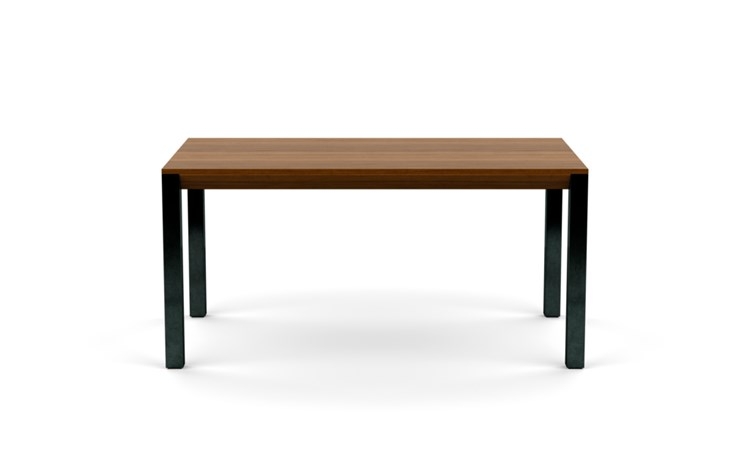 Hayes Dining with Walnut Table Top and Natural Steel legs - Image 0