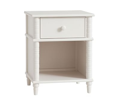 Elsie Nightstand, Simply White, In-Home Delivery - Image 1