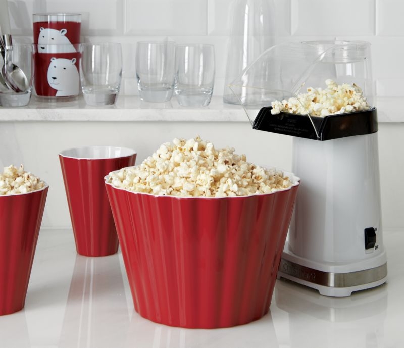 Scalloped Melamine Popcorn Tub - Image 1