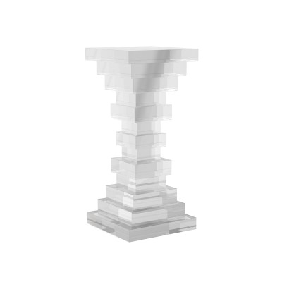 Stacked Acrylic Accent Table, Acrylic - Image 2