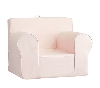 Blush with Piping Twill Oversized Anywhere Chair(R) - Image 0