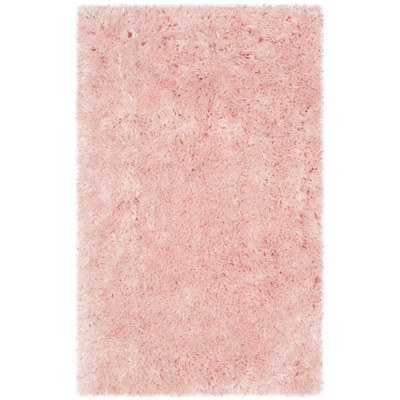 Dax Shag Hand-Tufted Pink Area Rug - Image 0