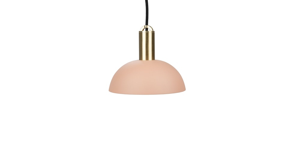 Tangent Dome Pink Pendant Lamp - Image 0